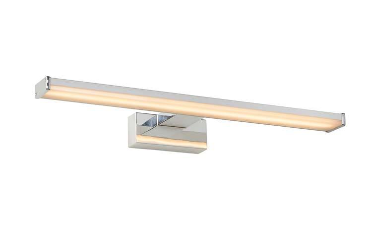 Applique miroir salle de bain - chrome - LED - 8W - 3000K - IP44