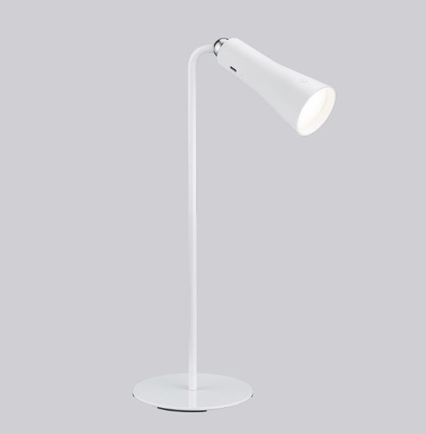 Lampe de bureau - blanc - 20x12x36cm - dimmable - LED - 1x2W - 3000K - USB-C