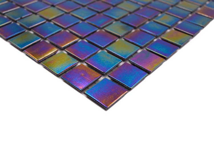 Mosaïque Verre Iridium brillant 30,5x30,5cm