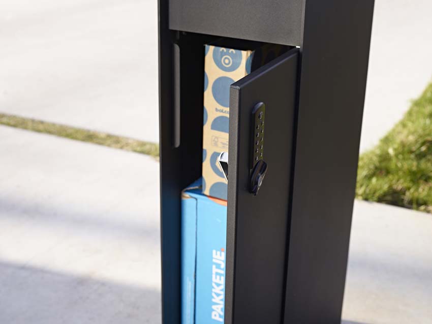 Pakketbrievenbus ONZO (eSafe) Fenix Front antraciet