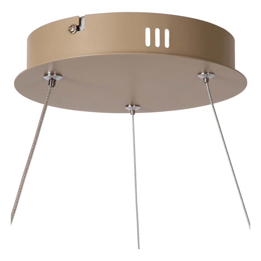 Lucide Essential Espiral - Suspension - LED dimmable - CCT - 1x40W 2700K/4000K - Taupe