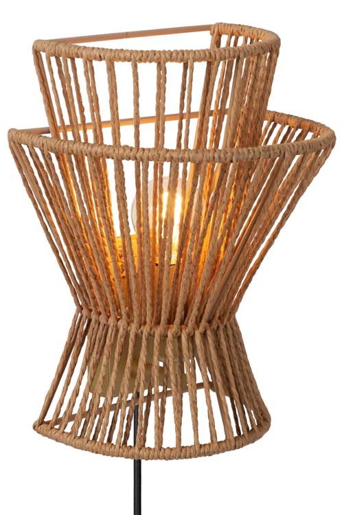 Lucide TASMAN - Wandlamp - 1xE27 - Naturel