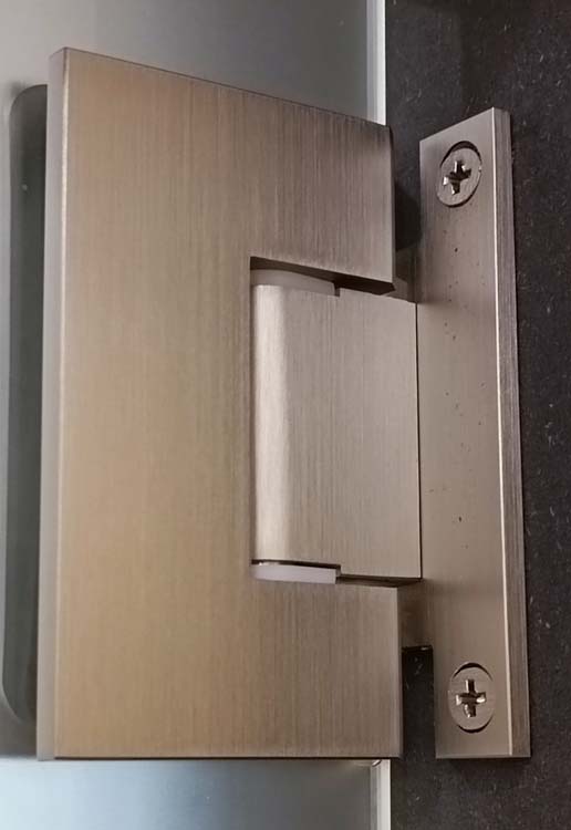 Porte intérieure vitrée complète Sky Night mat 78x201cm poignée ronde inox + charnières premium