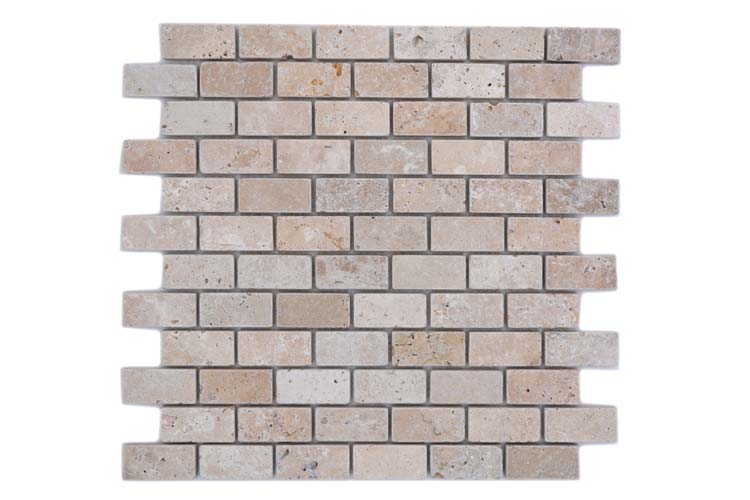 Mozaïek Travertin Light mat 30,5x30,5cm