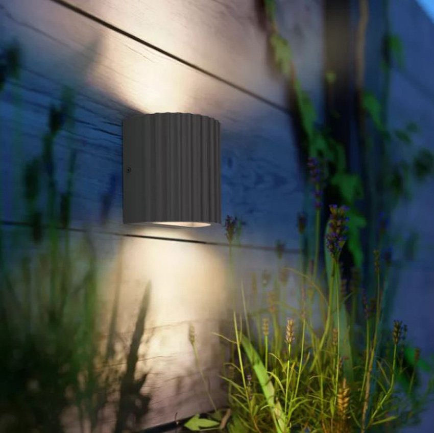 Applique murale extérieur - anthracite - 15,2x15,2x8cm - LED - 1x4,3W - 2700K - IP44 - golf