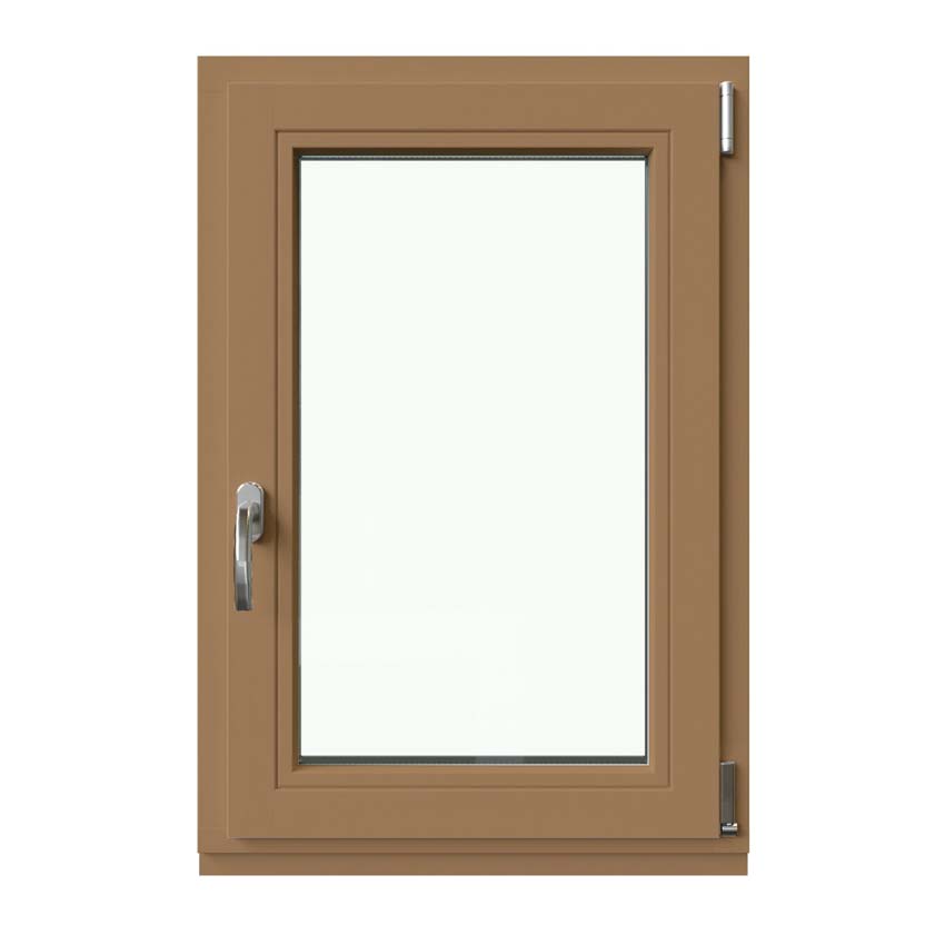 Fenêtre oscillo-battant Vardelux meranti 1 vantail 68mm naturel 900x1000mm droite