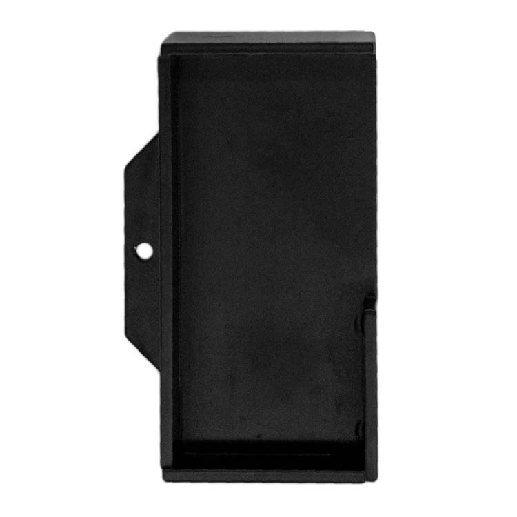 Coquille de porte pro carré massif 40mm noir par pièce