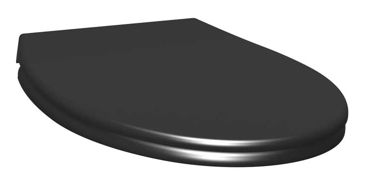 Wc-bril Allibert Dolceo mat zwart soft-close Wc-bril Allibert Dolceo mat zwart soft-close
