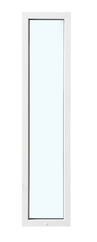 Vast raam pvc wit budget B600XH2100 mm