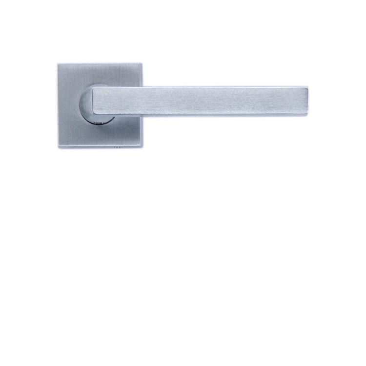 Poignée de porte pro erice chrome brossé sans rosace