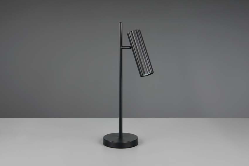 Lampe de table - Noir - H50cm - Dimmable - GU10 - 1x10W
