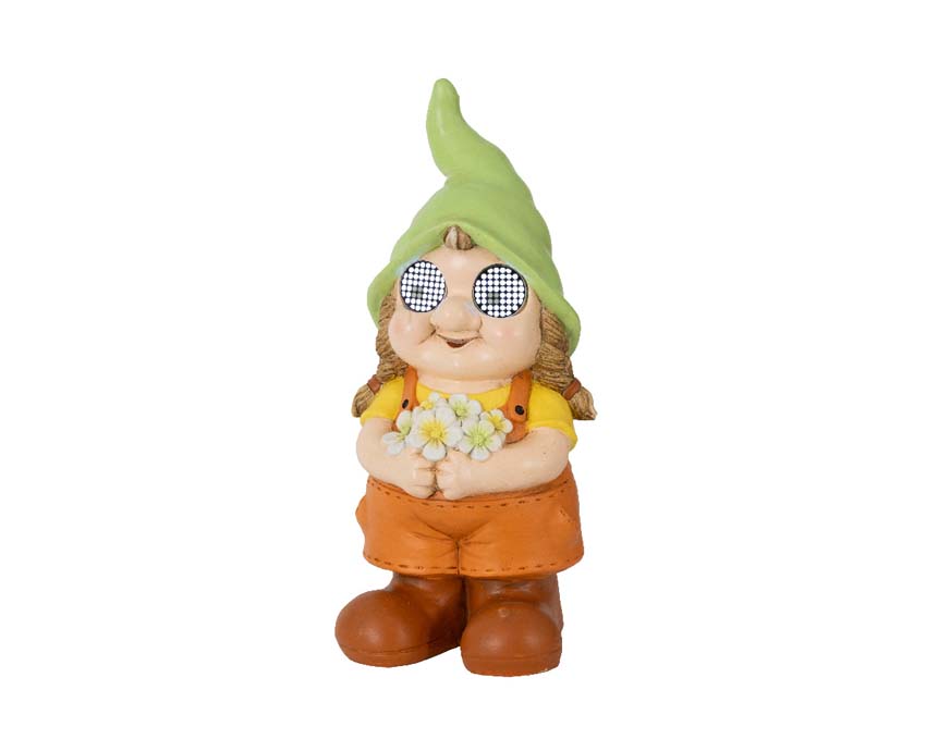 Figurine de naine multicolore 15x26,2x37cm