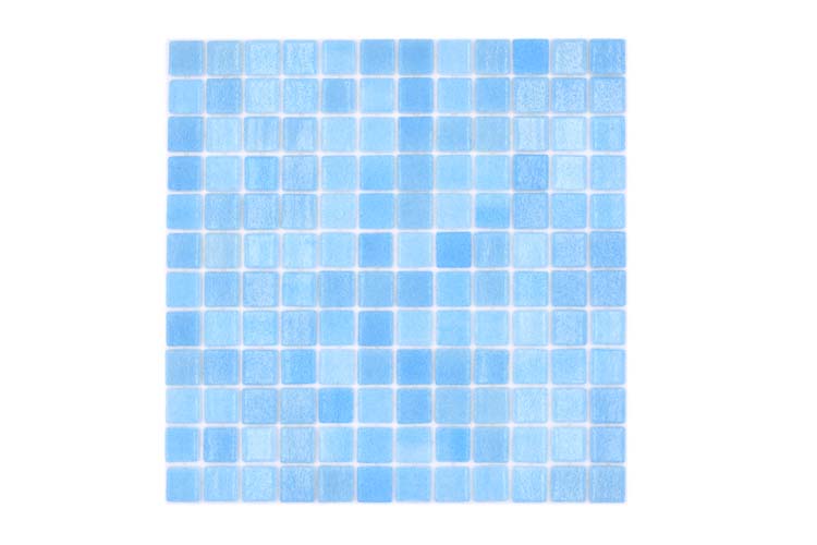 Mozaïek Eco turquoise glanzend 31,6x31,6cm