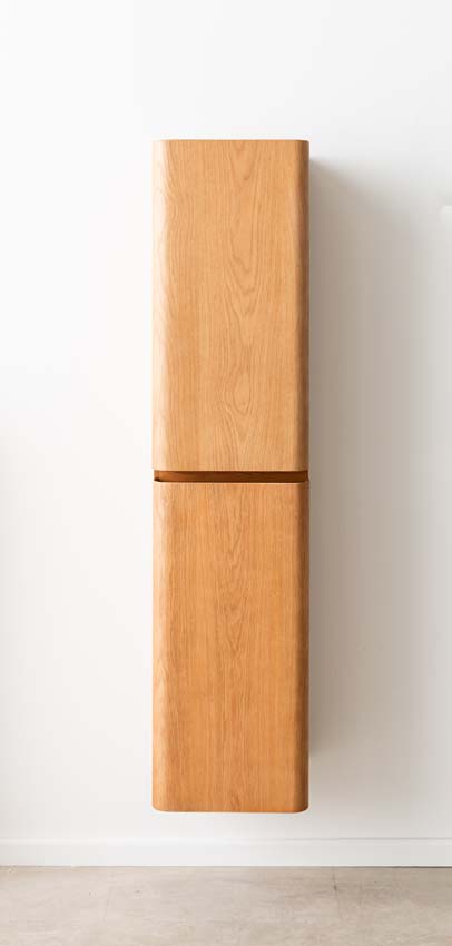 Armoire colonne Floris chêne suspendue 170x40x35cm Armoire colonne Floris chêne suspendue 170x40x35cm