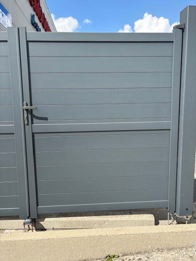 Portail battant Orlando alu anthracite 300x180cm