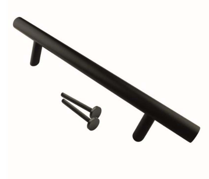 Poignée de tirage pro ST inox noir structure UV 32/300/460mm