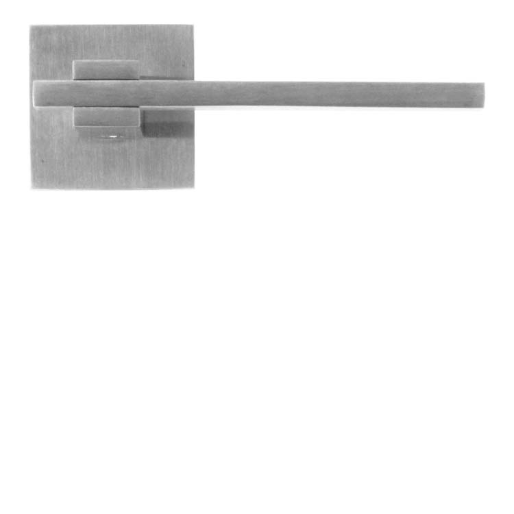 Poignée de porte pro carré 3 inox plus sans rosace