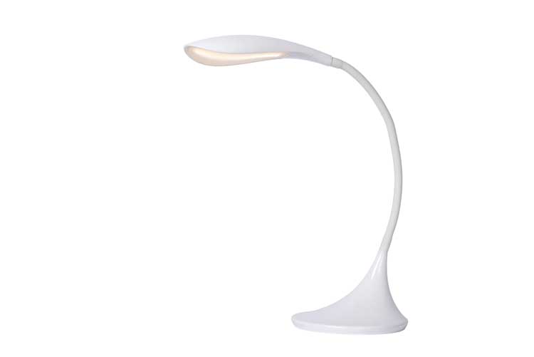 Lucide EMIL - Lampe de bureau - Ø 17 cm - LED Dim. - 1x4W 3000K - Blanc
