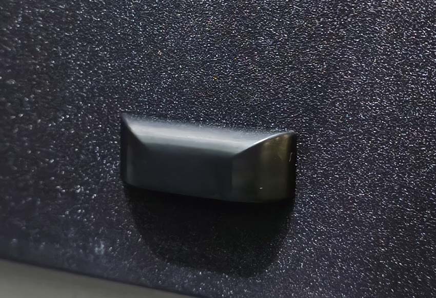 Châssis fixe pvc Stabilotec noir/noir budget verre mat sur mesure