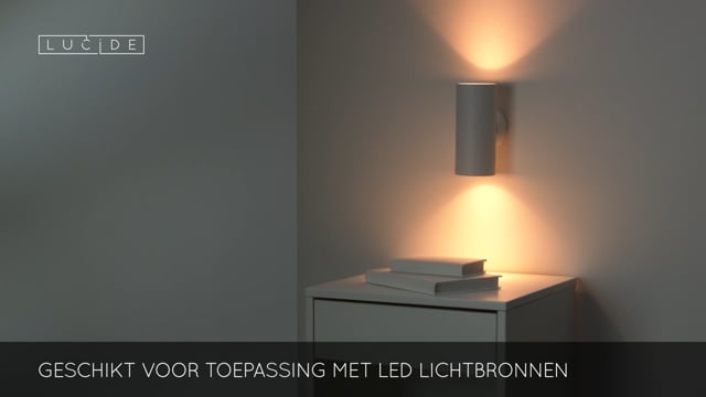 Lucide BONDI - Spot mural - 2xGU10 - Blanc Lucide BONDI - Spot mural - 2xGU10 - Blanc