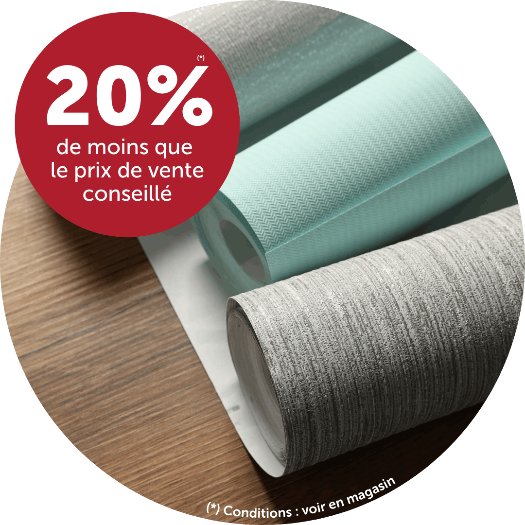 Promotion sur le papier peint
