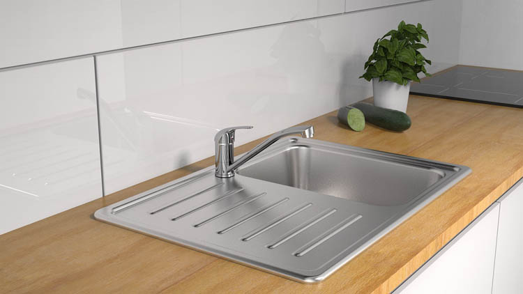 Robinet de cuisine Annette chrome