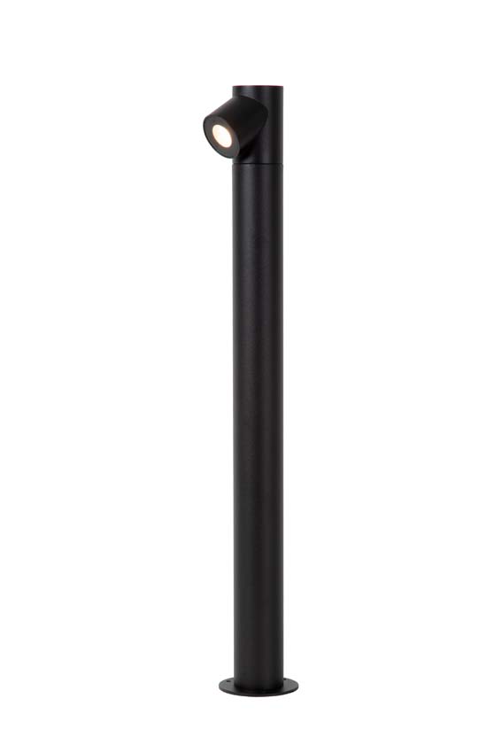 Sokkellamp - LED - 1x6W 3000K - IP65 - Zwart