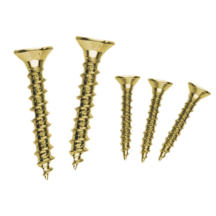 Set de vis pro pour serrure AGB cuivre
