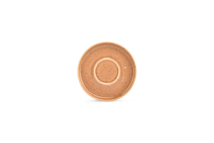 Schotel Blush rond peach oranje 14,5 cm