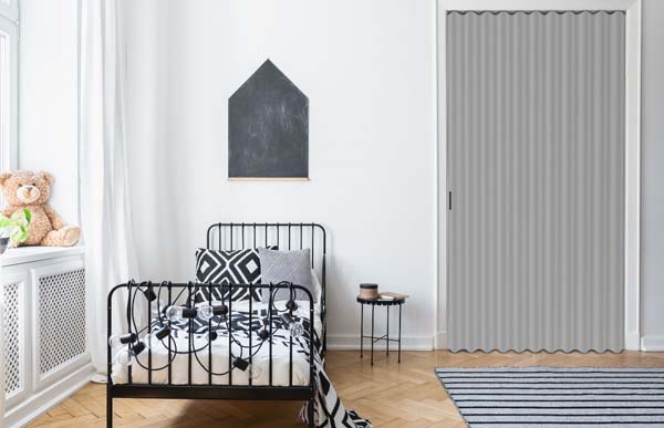 Vouwdeur piedra kunstleder op maat