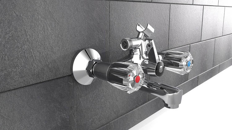 Robinet de bain Seppe chrome Robinet de bain Seppe chrome