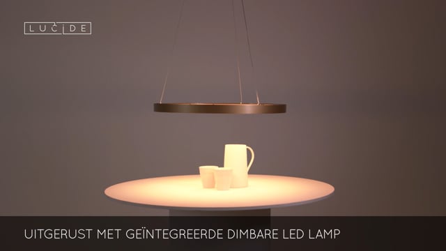 Hanglamp - Ø 58 cm - LED Dimb. - 1x50W 2700K - Mat Goud / Messing Hanglamp - Ø 58 cm - LED Dimb. - 1x50W 2700K - Mat Goud / Messing