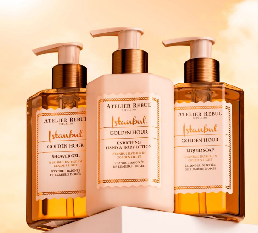 Lotion main & corps Atelier Rebul Istanbul Golden Hour 250ml