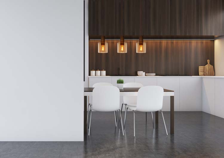 Suspension - ambre - 100cm - 3xE27 - 40W