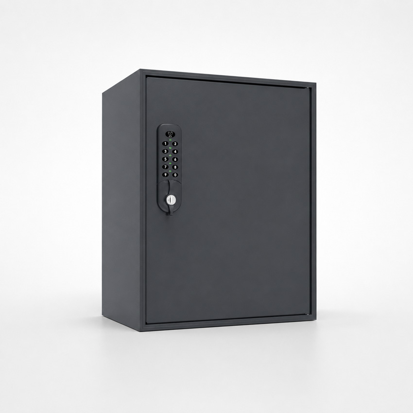 Boîte aux lettres à colis ONZO (eSafe) Boxis 646 anthracite avec serrure à code