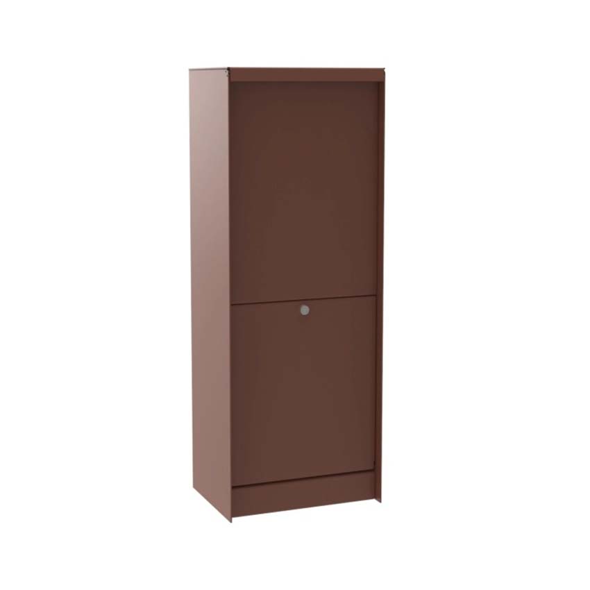 Pakketbrievenbus ONZO (eSafe) Dropbox cortenstaal look small front