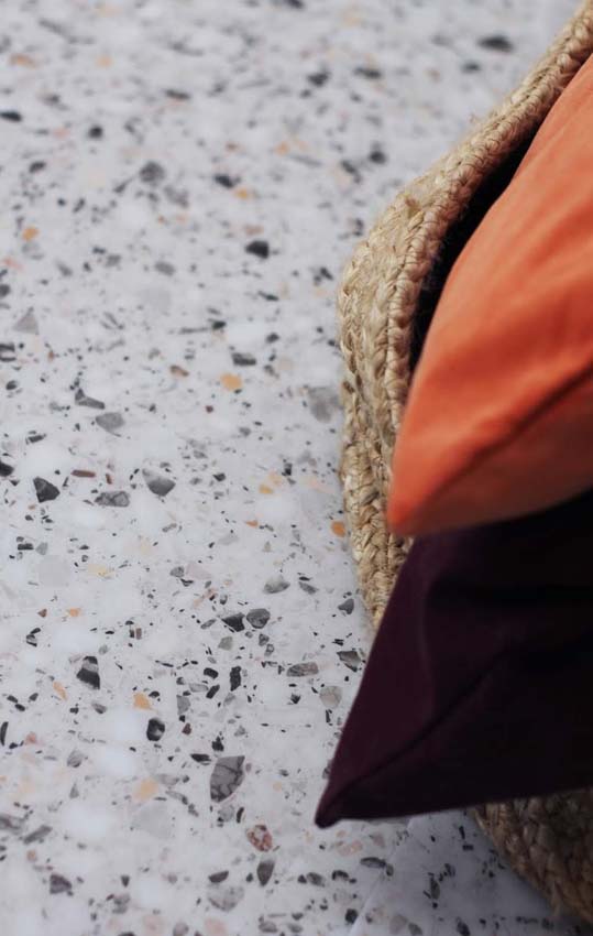 Vinyl Floorify Terrazzo - grote tegels - 60x90cm