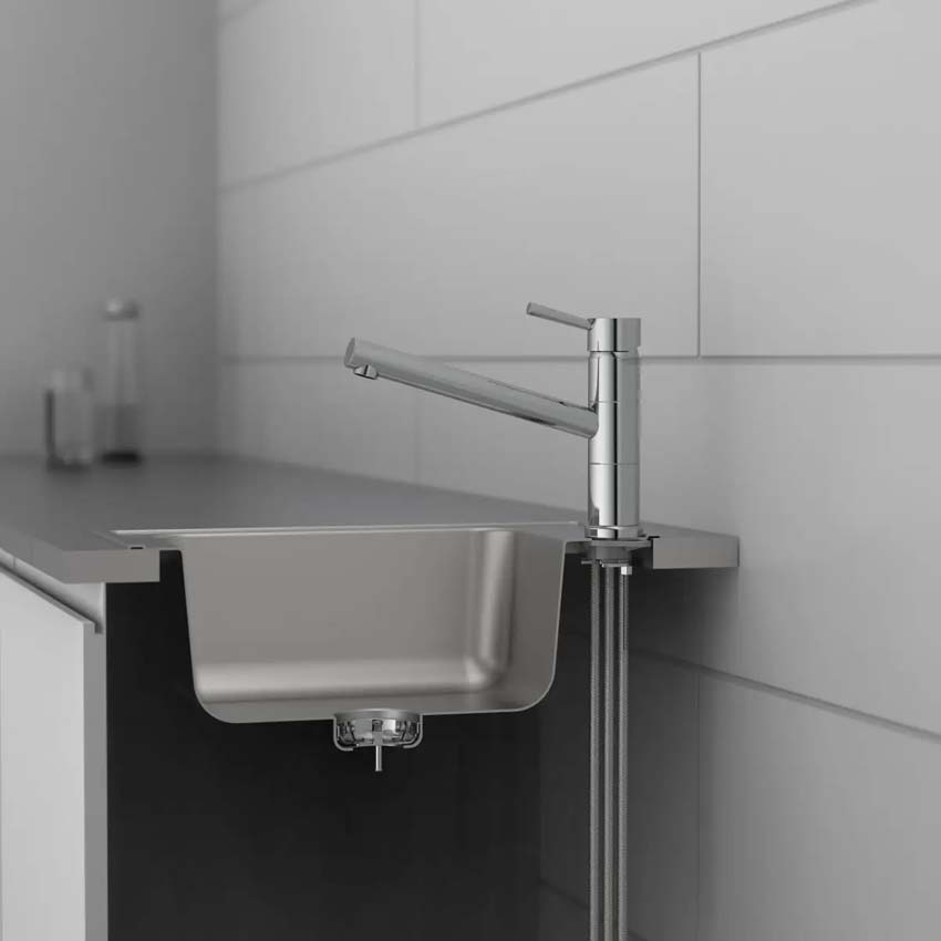 Robinet de cuisine Unai chrome basse pression