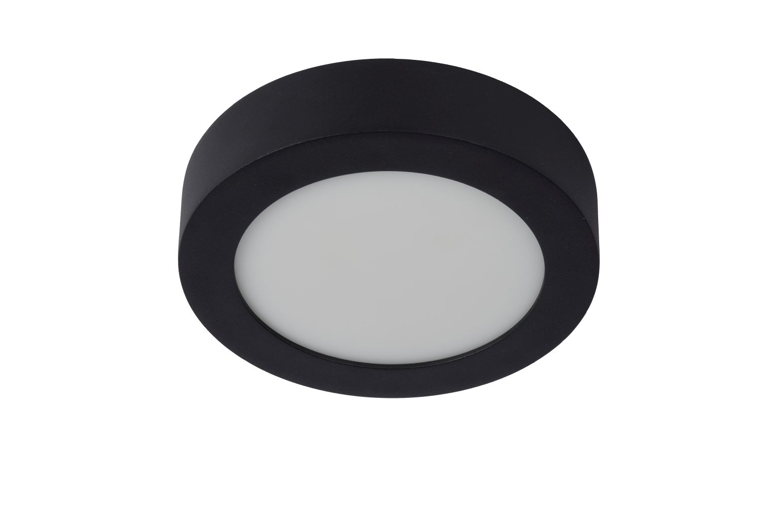Plafondlamp - zwart - rond - dimbaar - Ø17,5cm - LED - 11W - IP44