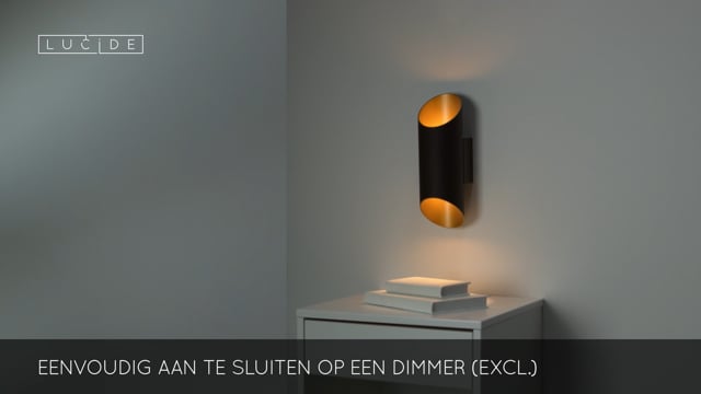 Wandlamp - Ø 10 cm - 1xG9 - Zwart