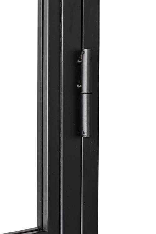 Stalen binnendeur Tara zwart 4R 98x234,9cm links