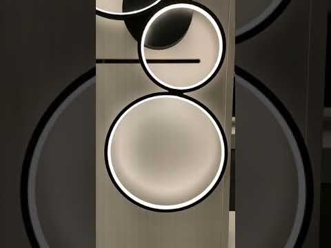 Plafonnier zwart mat incl. 28W LED/ 3000K/ 4800 lumencm, 30cm