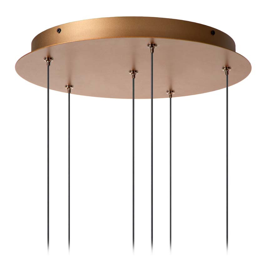 Lucide Premium Griffith - Hanglamp - Ø 38 cm - LED Dimb. - 6x7,6W 2700K/4000K - Brons Lucide Premium Griffith - Hanglamp - Ø 38 cm - LED Dimb. - 6x7,6W 2700K/4000K - Brons