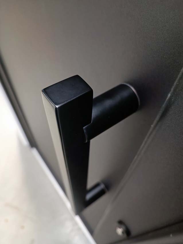 Tirant de porte extérieur FEZ inox noir mat 30x20x40