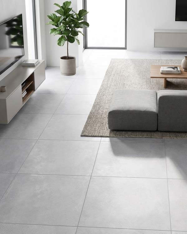 Carrelage de sol et mural Village gris clair 60x60cm