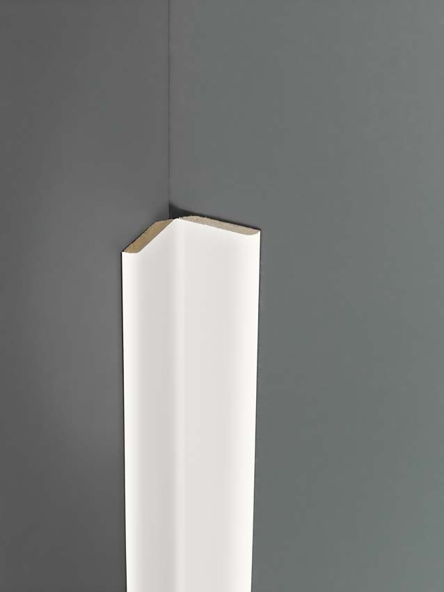 Moulure pliante Maestro MDF hydrofuge uni white 270cm