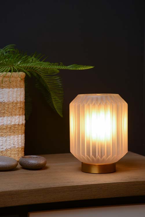 Tafellamp - wit - Ø13cm E14 - 40W