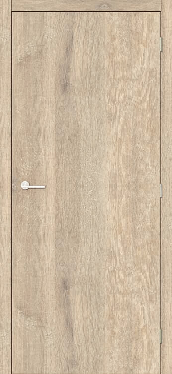 Porte intérieure complète Pro Nalba chêne 201,5x63cm tubulaire droite + châssis coulissant 10,5-13cm