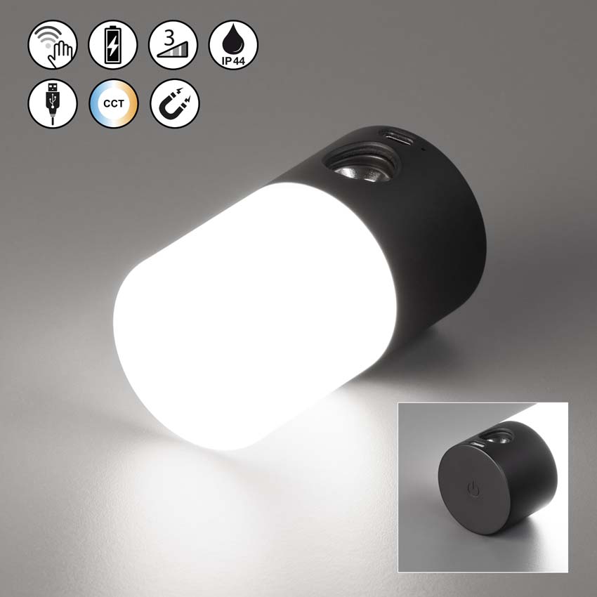 Mix&Match spotkop type E - wit - 1.5W - 2700K/4000K/5700K - IP44 - met magneet