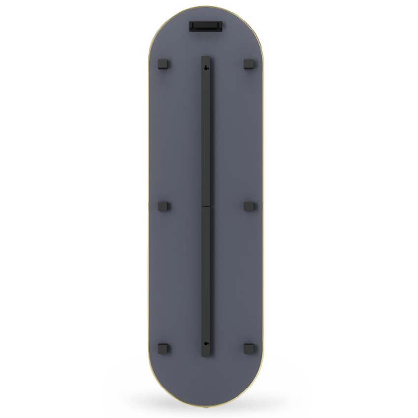 Miroir Umbra Hubba ovale cuivre 157x45cm